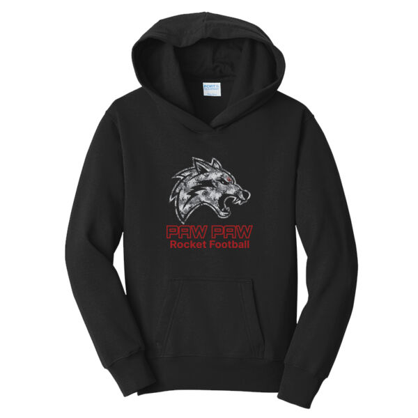 Port & Co™ Youth Fan Favorite™ Fleece Pullover Hooded Sweatshirt Thumbnail