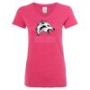 Women’s Glitter V-Neck T-Shirt Thumbnail